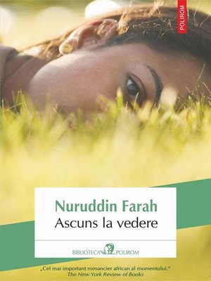 cover image of Ascuns la vedere